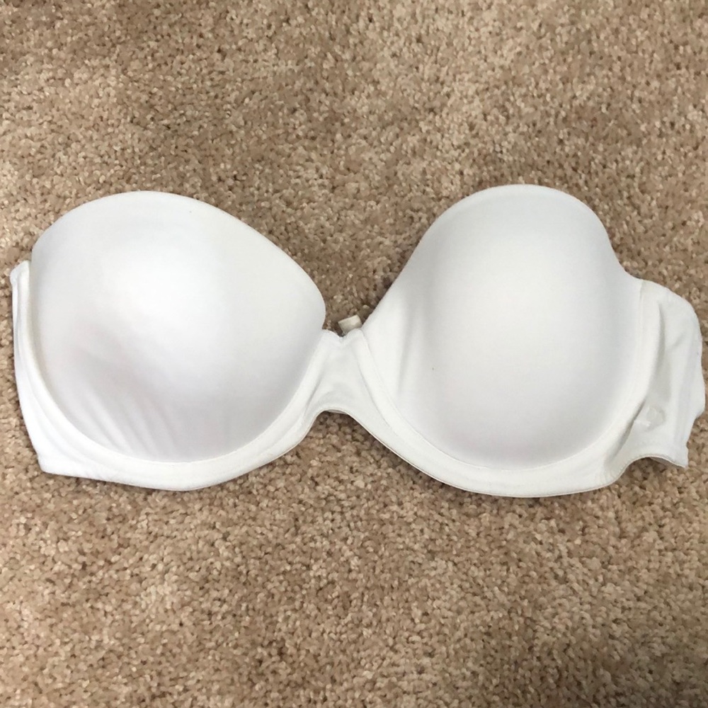 White strapless bra. Audrey bra